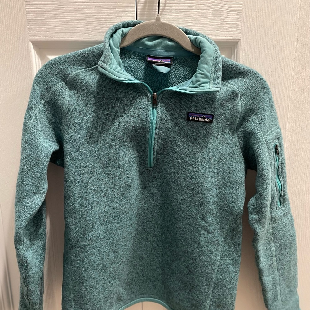 Patagonia Teal Pullover Fleece